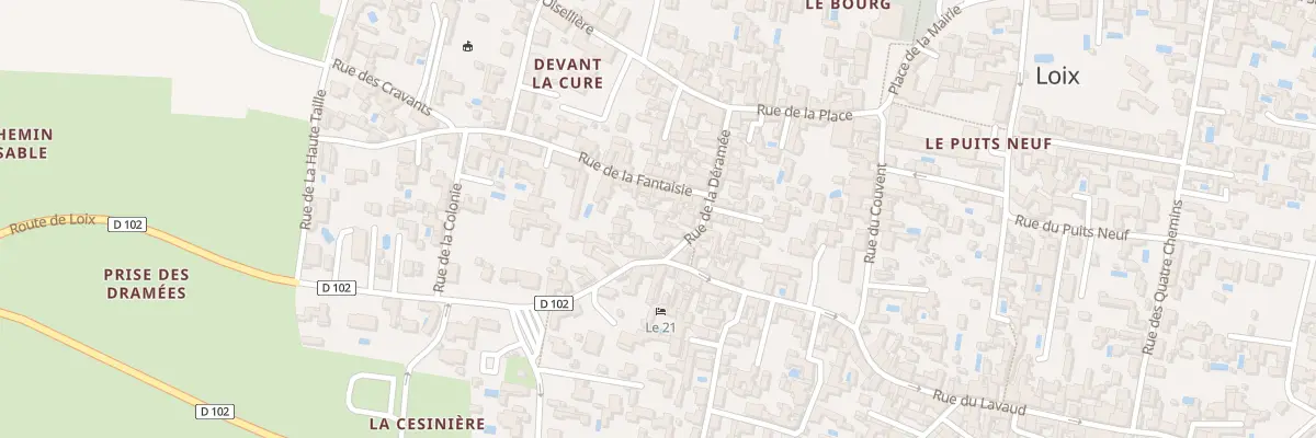 Plan du 11 Rue de la Fantaisie à Loix