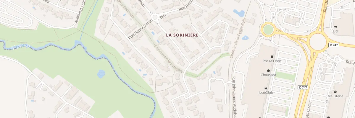 Plan du 70 Rue albert deman à La Roche-sur-Yon