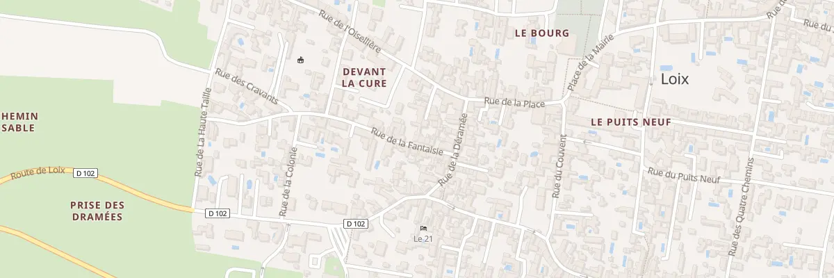 Plan du 10 Rue de la Fantaisie à Loix