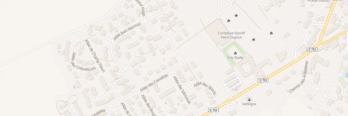 Plan du 3 All des Lilas à Vieillevigne