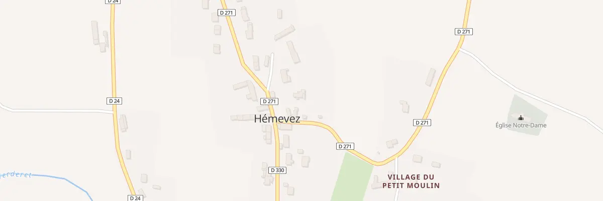 Plan du 29 Le Bourg à Hémevez