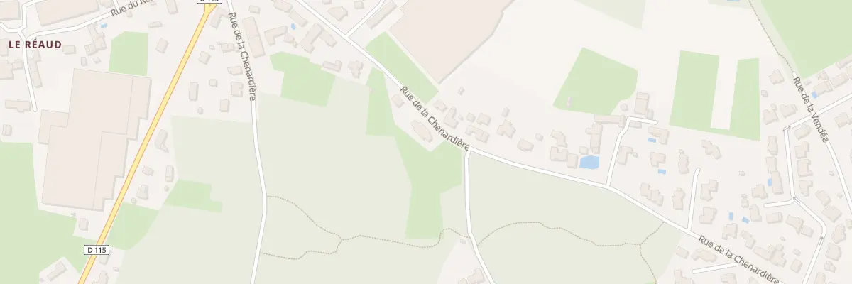 Plan du 13 Rue de la chénardière à Haute-Goulaine
