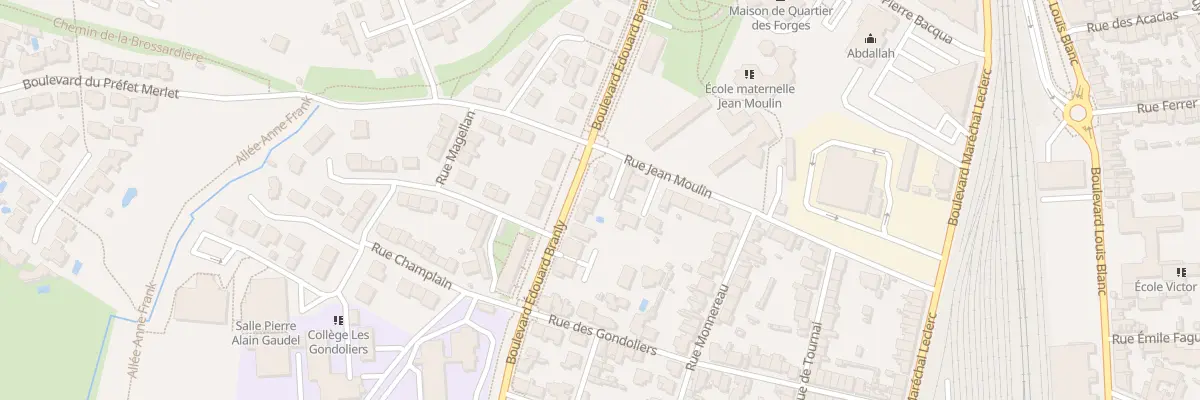 Plan du 56 Bd Édouard Branly à La Roche-sur-Yon
