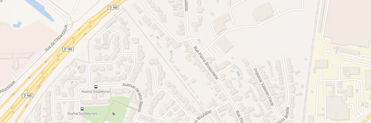 Plan du 103 Rue pierre brossolette à La Roche-sur-Yon
