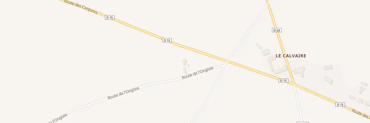 Plan du 2 Rte des Conjoncs à Étienville