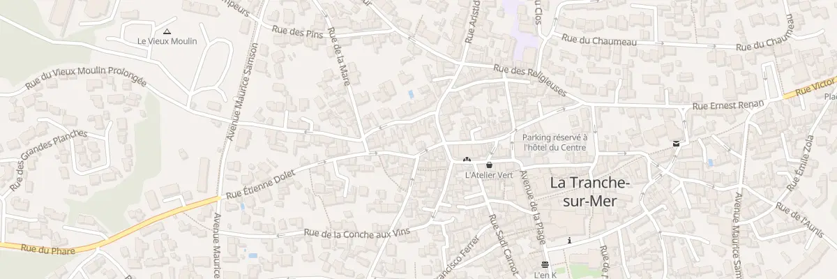 Plan du 6 Rue etienne dolet à La Tranche-sur-Mer