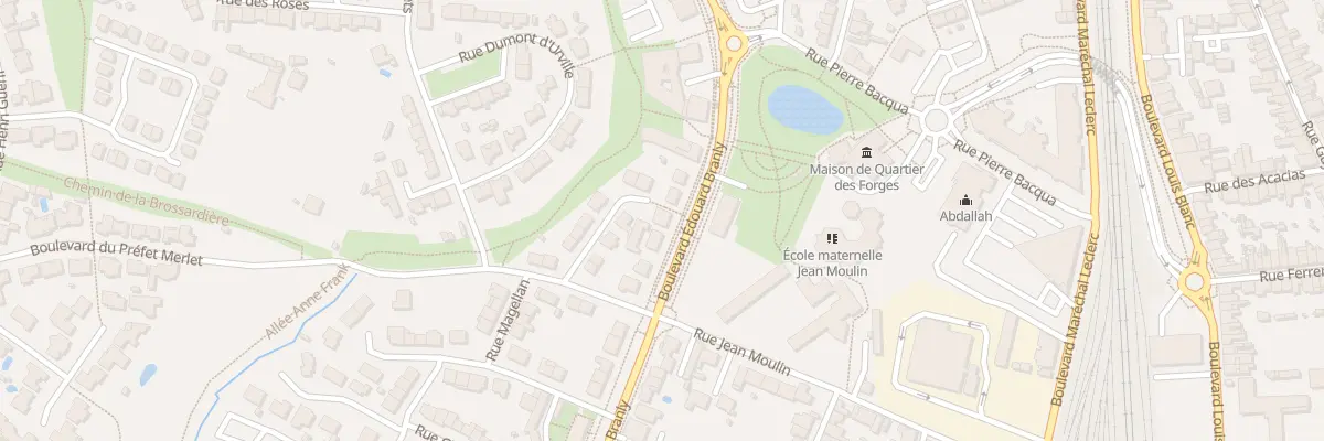 Plan du 75 Bd Édouard Branly à La Roche-sur-Yon