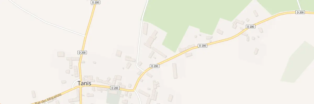 Plan du 13 Rue de la Gare à Tanis
