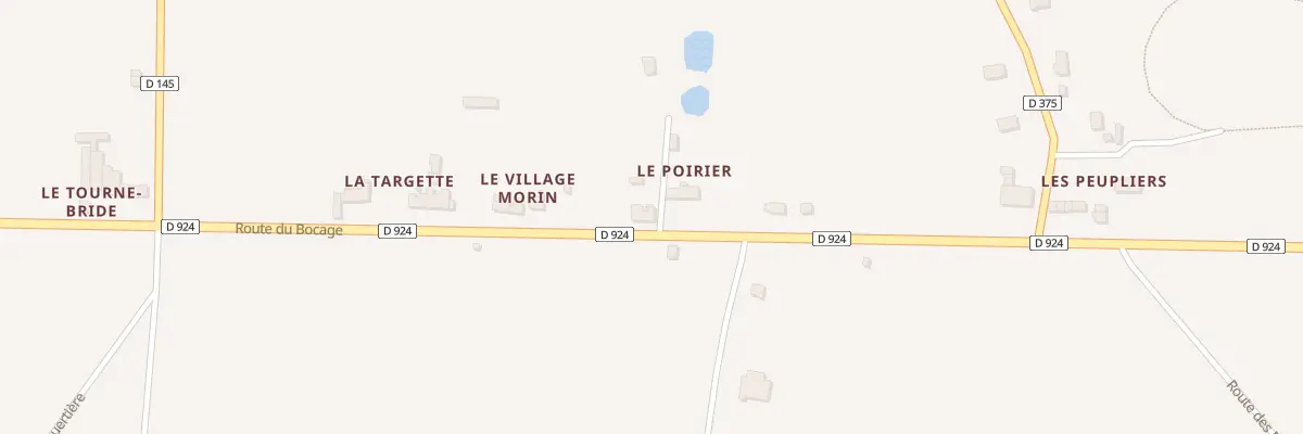 Plan du 40 Rte du Bocage à Saint-Sauveur-la-Pommeraye