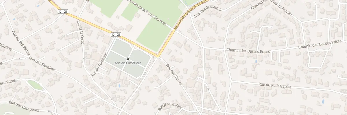 Plan du 28 Rue des sables à La Tranche-sur-Mer