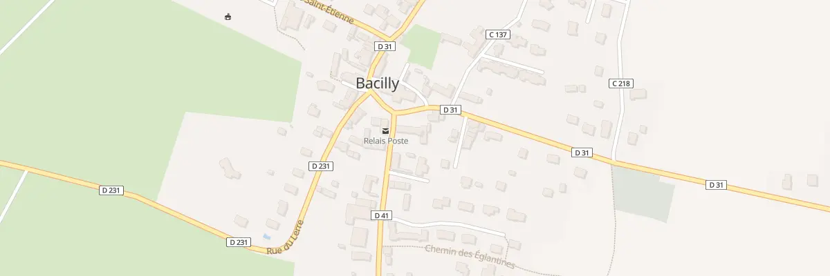 Plan du 2 Rue de l’Ancienne Gare à Bacilly
