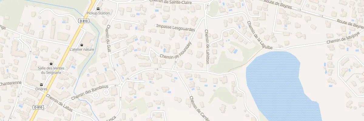Plan du 545 Av du Dr Louis Lesca à Ondres