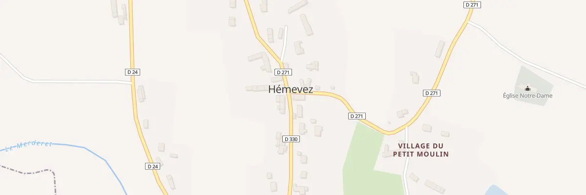 Plan du 21 Le Bourg à Hémevez