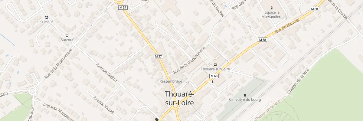 Plan du 1 Rue de la Blançonnerie à Thouaré-sur-Loire