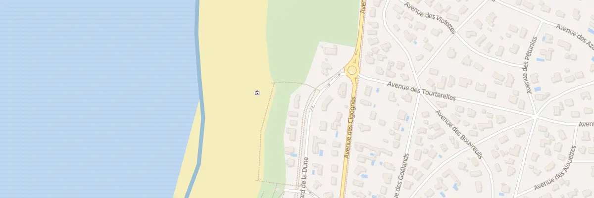 Plan du 1089 Bd de la Dune à Soorts-Hossegor