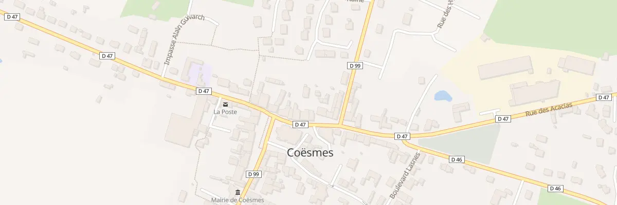 Plan du 2 Pl de l’Eglise à Coësmes