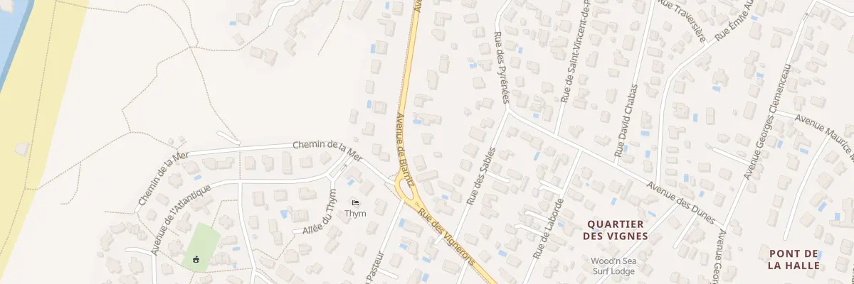 Plan du 6 Av de Biarritz à Capbreton