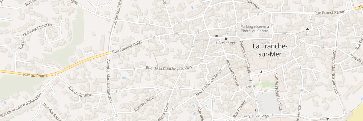 Plan du 32 Rue de la conche au vin à La Tranche-sur-Mer