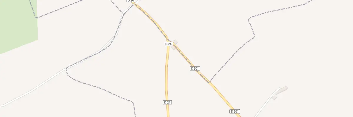 Plan du 2 Rte de la Lande à Étienville