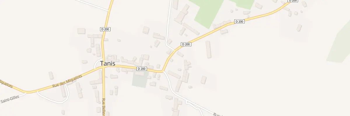 Plan du 8 Rue de la Gare à Tanis