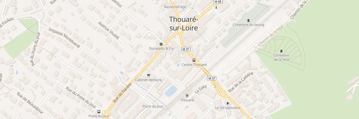 Plan du 6B Pl de la République à Thouaré-sur-Loire