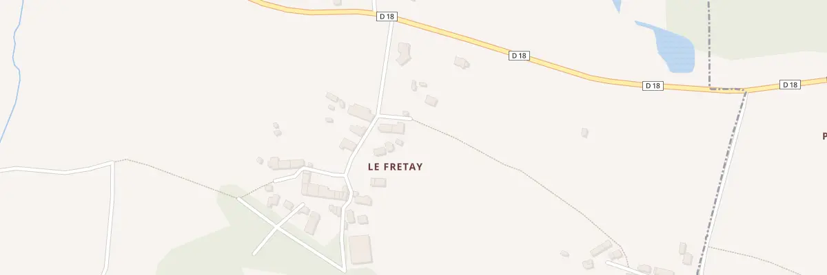 Plan du 34 Le Fretay à Chauvigné