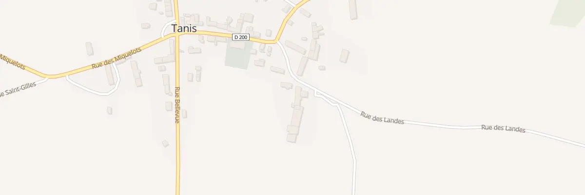 Plan du 4 Rue des Landes à Tanis