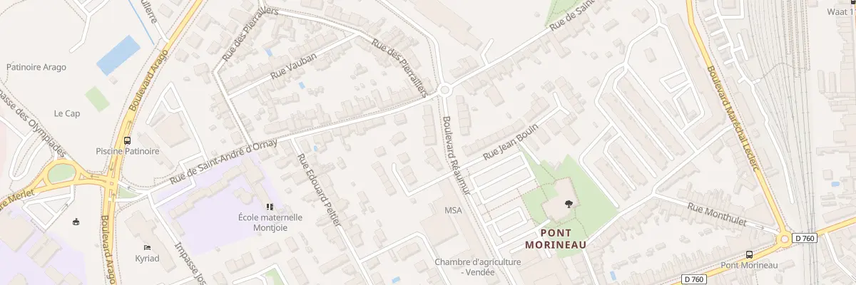 Plan du 49 Bd Réaumur à La Roche-sur-Yon