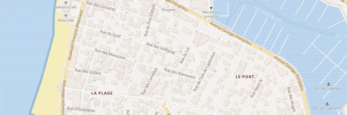 Plan du 29 Rue du Lac à Capbreton