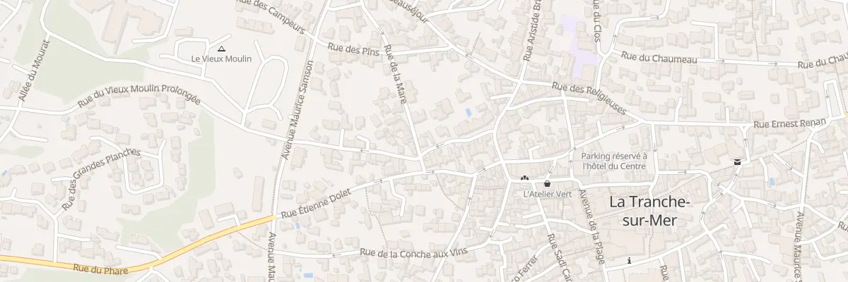 Plan du 14 Rue du vieux moulin à La Tranche-sur-Mer