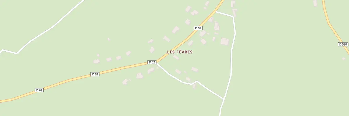 Plan du 9 Les Fèvres à Huberville