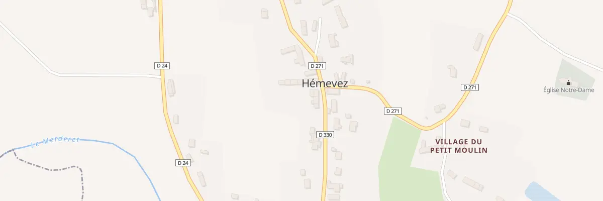 Plan du 26 Le Bourg à Hémevez