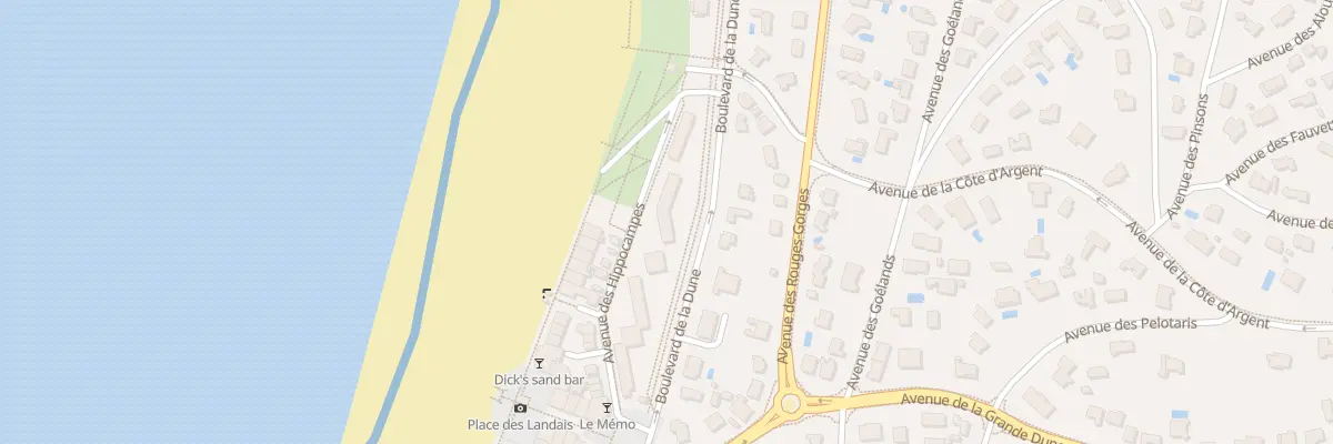 Plan du 771 Bd de la Dune à Soorts-Hossegor