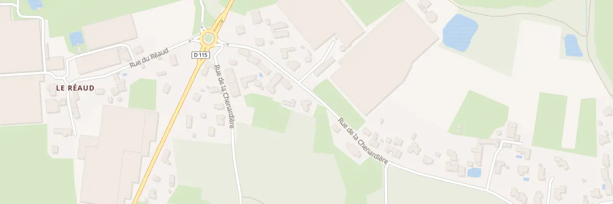 Plan du 23 Rue de la chénardière à Haute-Goulaine