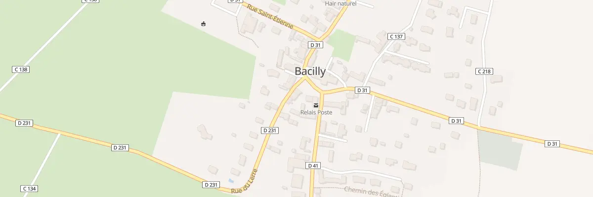 Plan du 2 Rue du Lerre à Bacilly