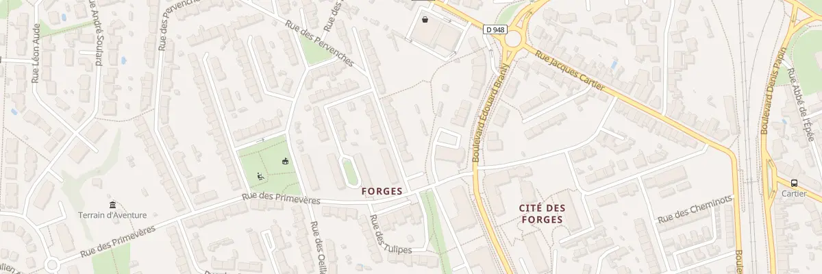 Plan du 14 Rue des Pervenches à La Roche-sur-Yon