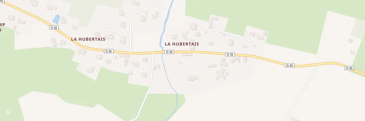 Plan du 24 La Hubertais à Gosné