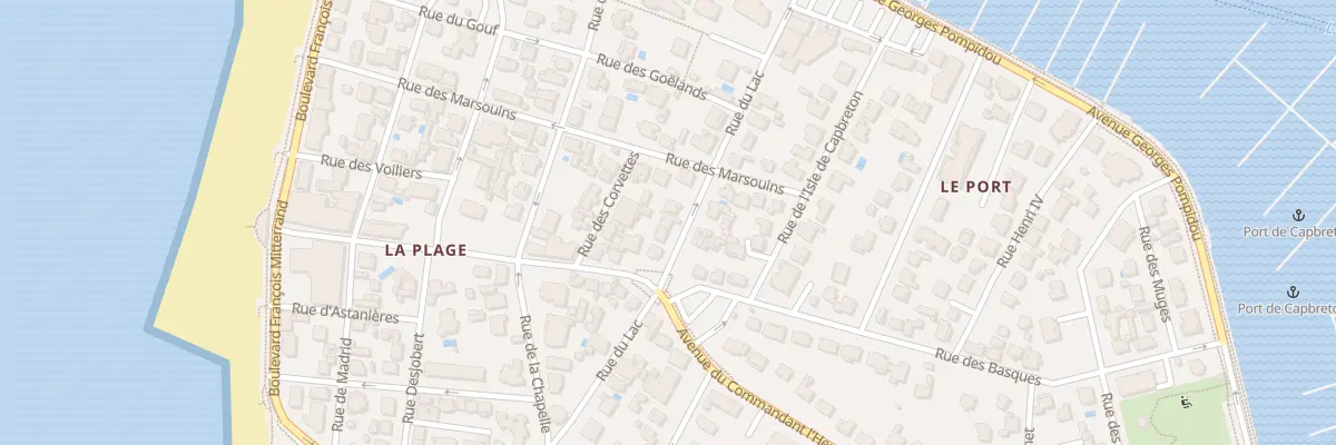 Plan du 19 Rue du Lac à Capbreton