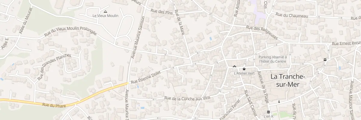 Plan du 30 Rue etienne dolet à La Tranche-sur-Mer