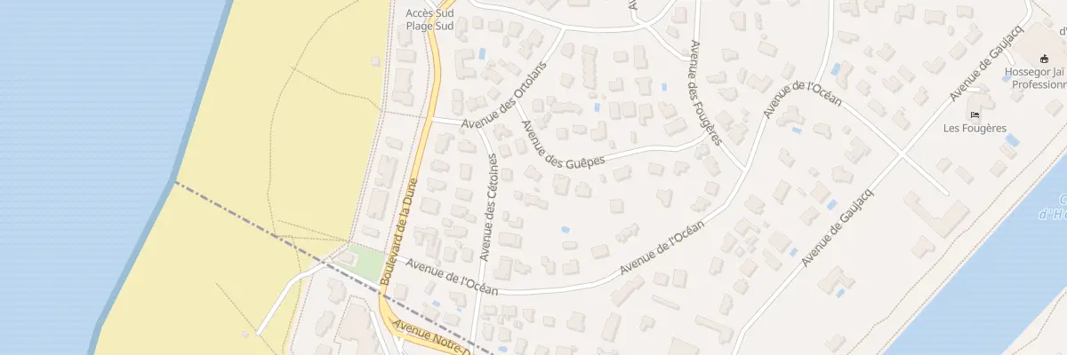 Plan du 173 Av des Guêpes à Soorts-Hossegor