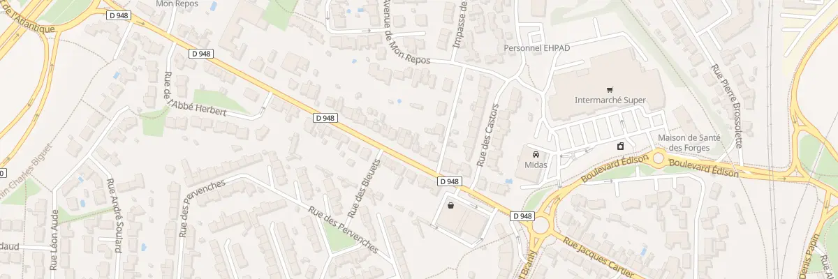 Plan du 26 Rue d’Aizenay à La Roche-sur-Yon