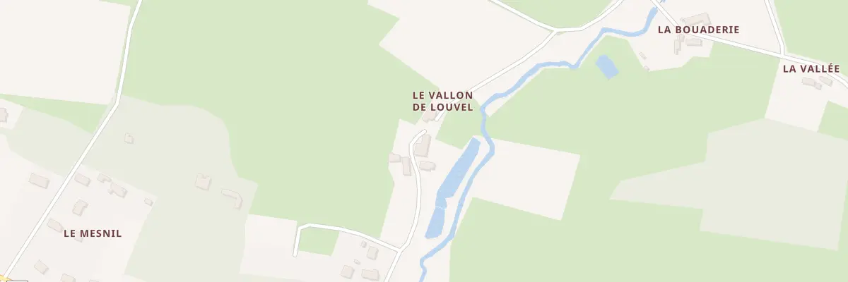 Plan du 8 Louvel à Gosné