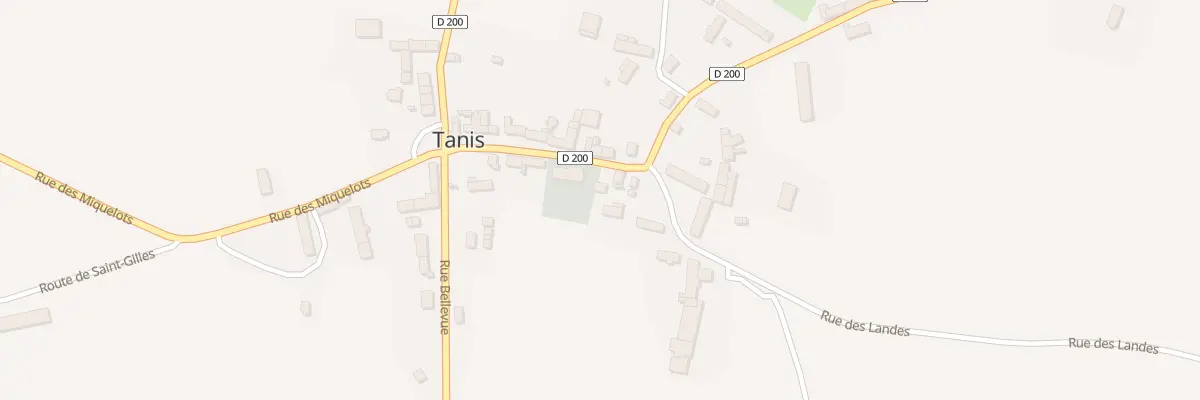 Plan du 14 Rue de l’Eglise à Tanis