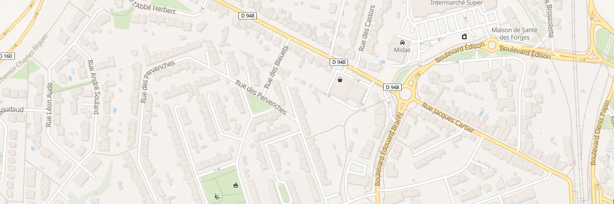 Plan du 34 Rue des Pervenches à La Roche-sur-Yon