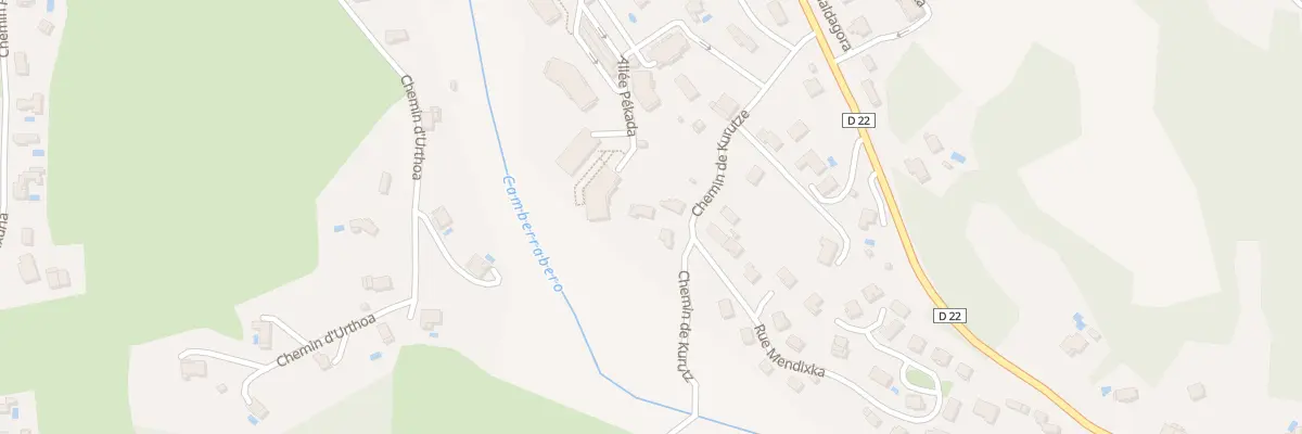Plan du 8 Che Kurutze à Saint-Pierre-d’Irube