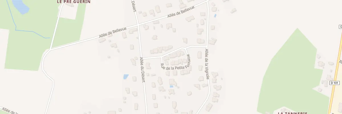 Plan du 3 Rue de la Petite Fontaine à La Bouëxière