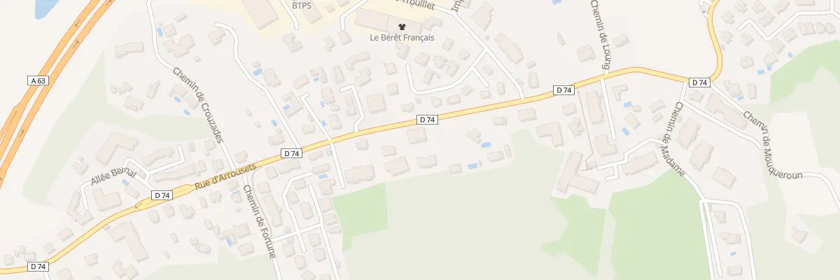 Plan du 52 Rue d’Arrousets à Bayonne