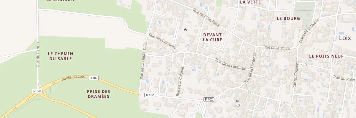Plan du 2 Che Fantaisie à Loix