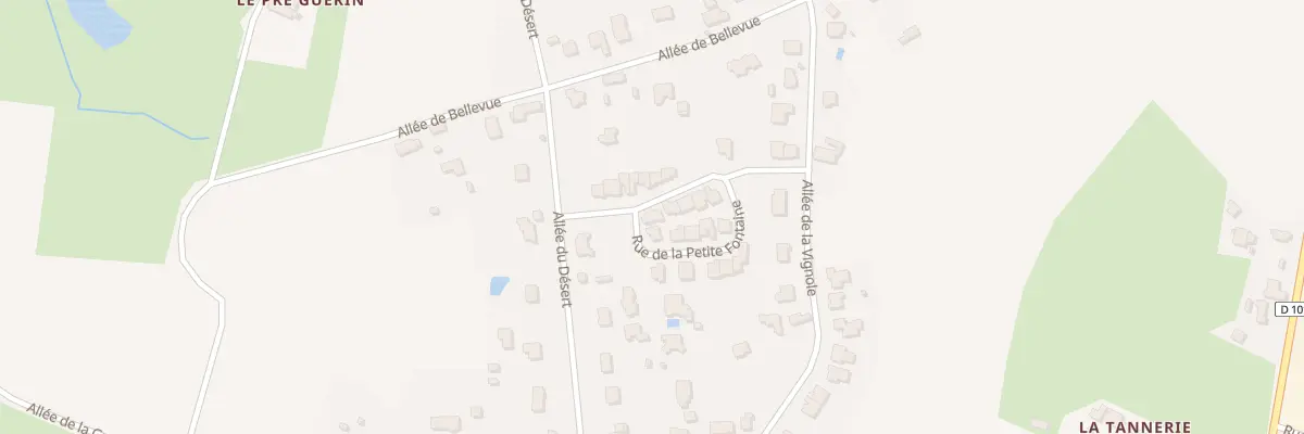 Plan du 1 Rue de la Petite Fontaine à La Bouëxière