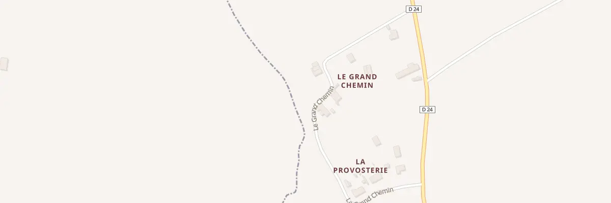 Plan du 27 Le Grand Chemin à Étienville